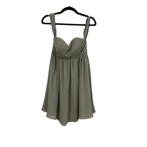 Azazie cocktail dress wedding padded lined size A4